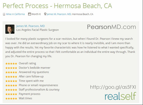 Review for Dr. James Pearson Facial Plastic Surgeon