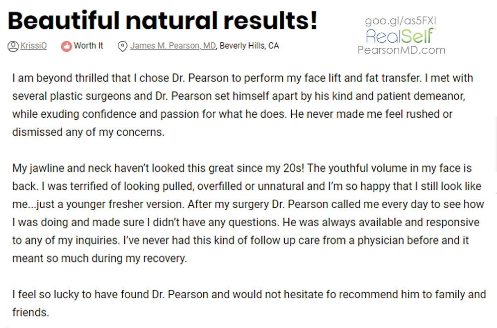 Facelift Specialist Dr. Pearson