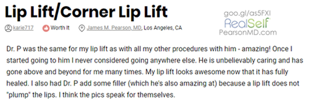 Lip Lift Specialist